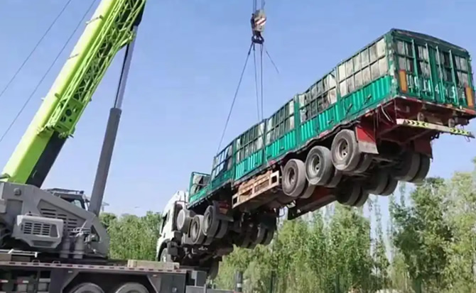 秀屿区道路脱困救援案例